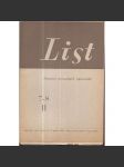 List, ročník II./č.7-8 (1948), časopis - náhled