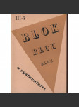 Blok - časopis pro umění, roč. III., číslo 3/1949. O výstavnictví - náhled