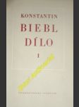 DÍLO I - 1923 - 1925 - BIEBL Konstantin - náhled