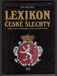 Lexikon české šlechty halada jan - náhled