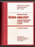 Odborný slovník česko-německý z oblasti ekonomické - náhled