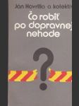 Čo robiť pri dopravnej nehode - náhled