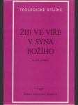 Žiji ve víře v syna božího - náhled