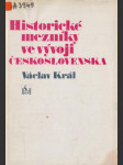 Historické mezníky ve vývoji Československa - náhled