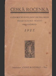 Česká ročenka 1927, stran 599, - náhled