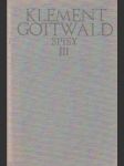 Klement Gotwald Spisy III - náhled