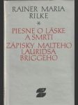 Piesne o láske a smrti, Zápisky Malteho Lauridsa Briggeho - náhled