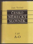 Česko Německý slovník 1. díl A - O  - náhled