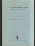 Die Erste Tschechoslowakische Republik - náhled