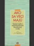 Ako sa veci majú - náhled
