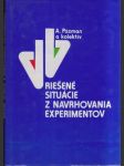 Riešené situácie z navrhovania experimentov - náhled