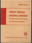 Krátky prehľad svetovej literatúry - náhled
