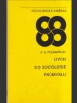 Úvod do sociologie průmyslu - náhled