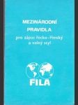 Mezinárodní pravidla pro řecko-římský a volný styl  - náhled