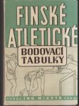 Finské atletické bodovací tabulky (malý formát) - náhled