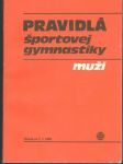 Pravidlá športovej gymnastiky - muži - náhled