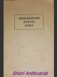 Ordinarium svätej omše - náhled