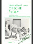 Návrh učebních osnov obecné školy - náhled