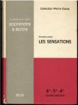 Apprendre a ecrire Les Sensations - náhled