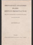 Srovnávací anatomie plodu roslin okoličnatých - náhled