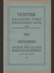 Věstník královské české společnosti nauk - náhled
