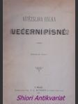 Večerní písně - hálek vítězslav - náhled