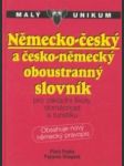Česko-německý a německo-český oboustranný slovník - náhled