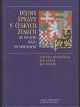 Dějiny správy v českých zemích od počátků státu po současnost - náhled