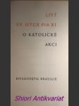 List o katolické akci episkopátu brasilie - pius xi. - náhled