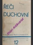 Řeči duchovní - ročník x - kolektiv autorů - náhled