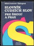 Slovník cudzích slov - náhled