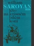 Léto na krásném bílém koni - náhled