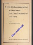 K národnímu probuzení moravského dorostu kněžského 1778 - 1870 - cinek františek - náhled