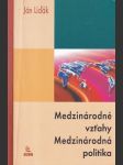Medzinárodné vzťahy, medzinárodná politika - náhled