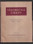 Všeobecná cirkev Štúdium otázok viery, vedy a umenia - náhled