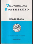 Univerzita Komenského Filozofická fakulta 2000-2001 Informatórium - náhled