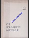 Po dvaceti letech - šusta josef - náhled