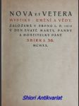 Nova et vetera - číslo xxxvi. - náhled