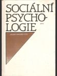 Sociální psychologie (veľký formát) - náhled