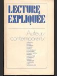 Lecture expliquée  - náhled