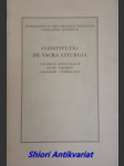 Constitutio de sacra liturgia. Litterae apostolicae motu proprio "Sacram liturgiam" - Sacrosanctum Oecumenicum Concilium Vaticanum Secundum - náhled