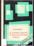 K teórii trestu v socialistickej škole - náhled