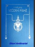 Večerní písně - hálek vítězslav - náhled