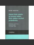 Deset tisíc změn se znovu mění. Dno všeho vrchol prázdnoty. Rozhovory a promluvy českých literátů z let 1990-1995 [Ajvaz, Viktor Fischl, Jiří Kolář, J. Hiršal, Daniela Hodrová, B. Grögerová, Červenka] - náhled
