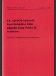 15. výročie vydania Apoštolského listu - náhled