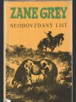 Neodovzdaný list (malý formát) - náhled