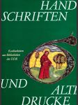 Handschriften und alte drucke (rukopisy a staré tisky) - náhled