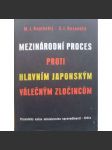 Mezinárodní proces proti hlavním japonským válečným zločincům (Japonsko, druhá světová válka, tokijský proces) - náhled