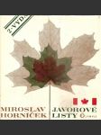 Javorové  listy - náhled