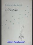Zápisník - básně - bochořák klement - náhled